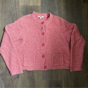 Uniqlo Pink Knit Cardigan